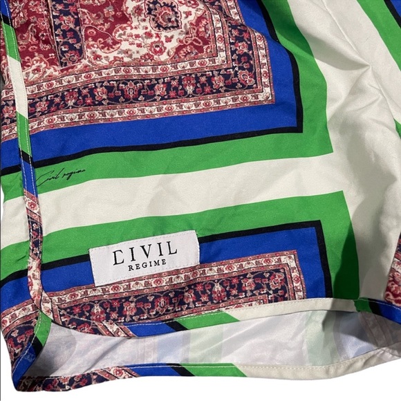 Civil Regime Drawstring Shorts. Size large. - Picture 6 of 6